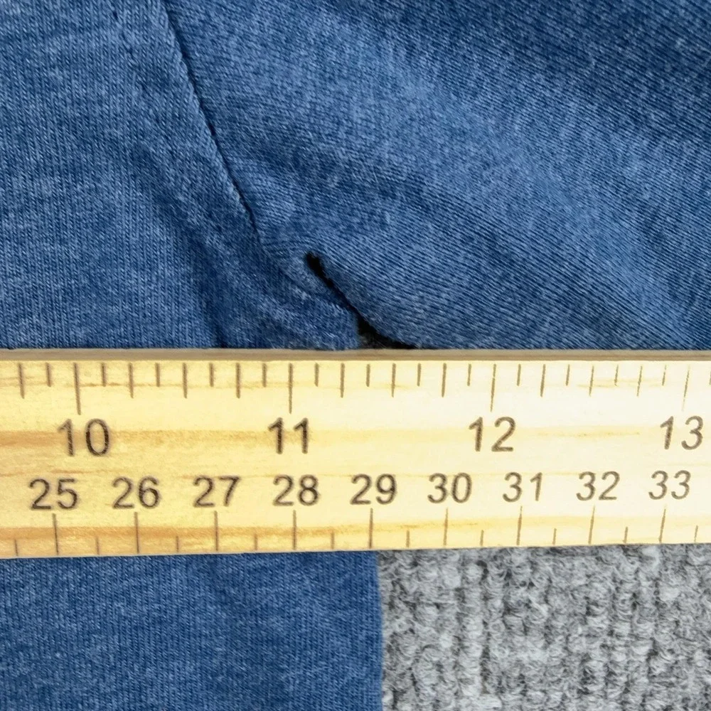 Lucky Brand Shirt Kids 3T Blue Hooded Long Sleeve Rainbow Logo Graphic Tee